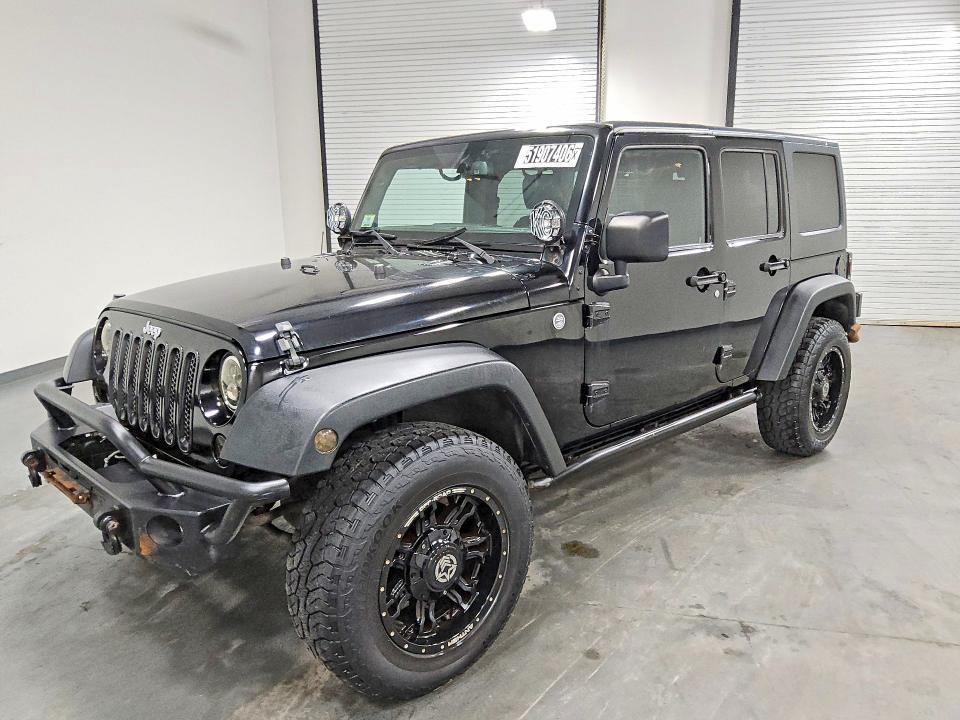 2013 Jeep Wrangler Unlimited მანქანა იყიდება აუქციონზე, vin: 1C4BJWDG1DL598300, აუქციონის ნომერი: 51907406