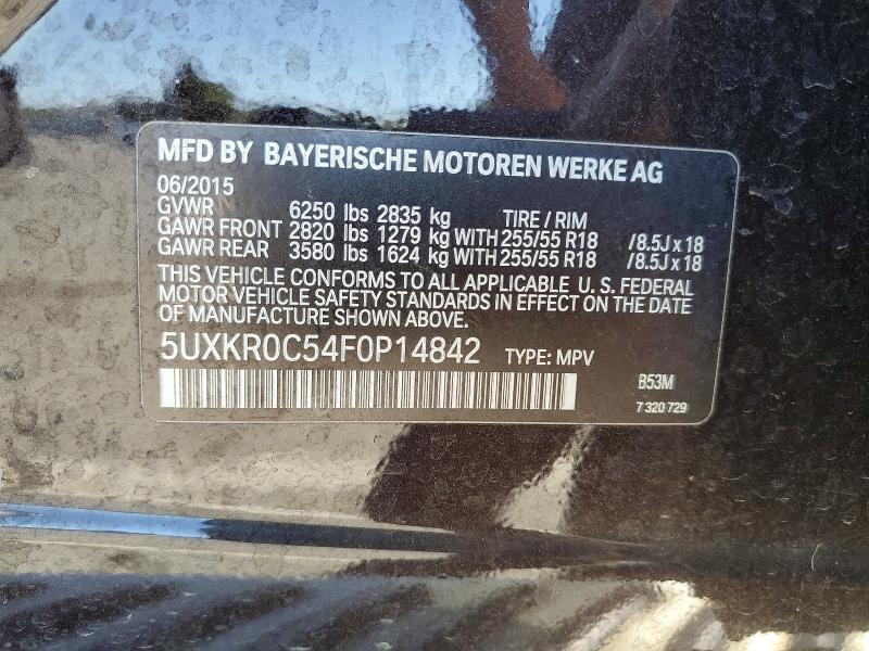 Aukcja sprzedaży 2015 Bmw X5, vin: 5UXKR0C54F0P14842, numer aukcji: 54676056