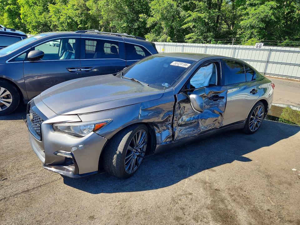 2018 Infiniti Q50 მანქანა იყიდება აუქციონზე, vin: JN1EV7AR9JM432290, აუქციონის ნომერი: 55434196