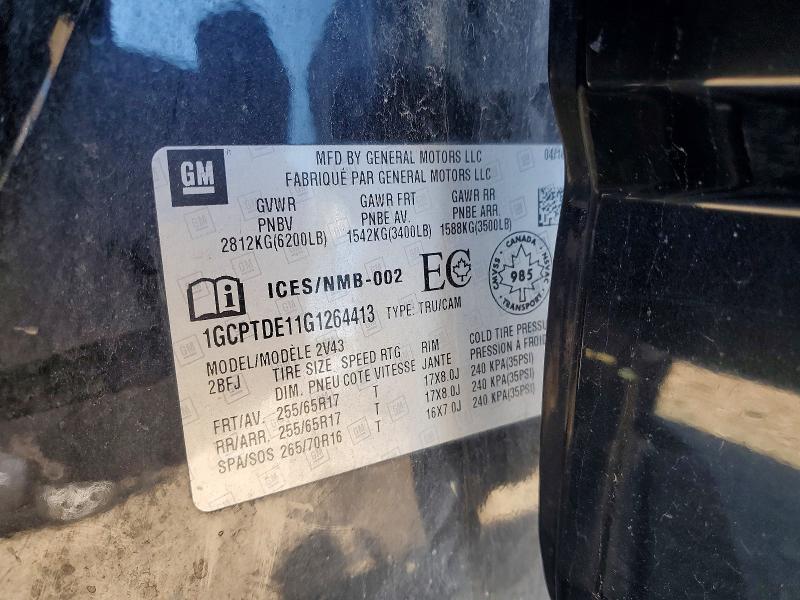 Продаж на аукціоні авто 2016 Chevrolet Colorado, vin: 1GCPTDE11G1264413, номер лоту: 53190016