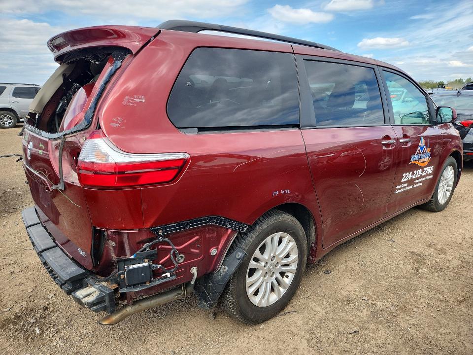 Aukcja sprzedaży 2017 Toyota Sienna, vin: 5TDYZ3DC0HS893701, numer aukcji: 52234336