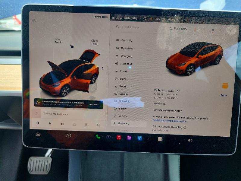 Aukcja sprzedaży 2022 Tesla Model Y, vin: 7SAYGDEE0NF401151, numer aukcji: 55193716