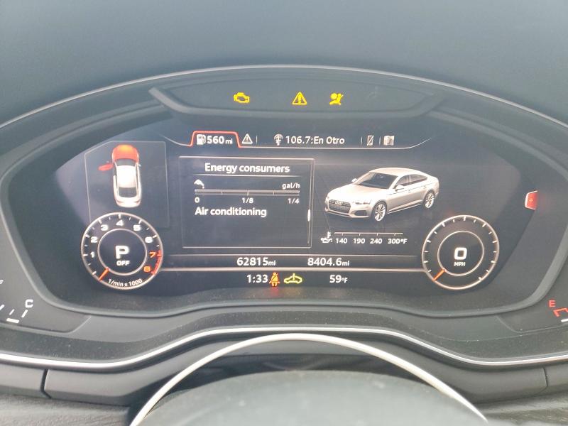 Продажа на аукционе авто 2018 Audi A5, vin: WAUBNCF56JA129660, номер лота: 52126926
