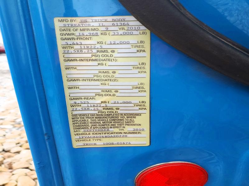 Продажа на аукционе авто 2011 Freightliner M2, vin: 1FVACXDT6BDAZ0220, номер лота: 52358496