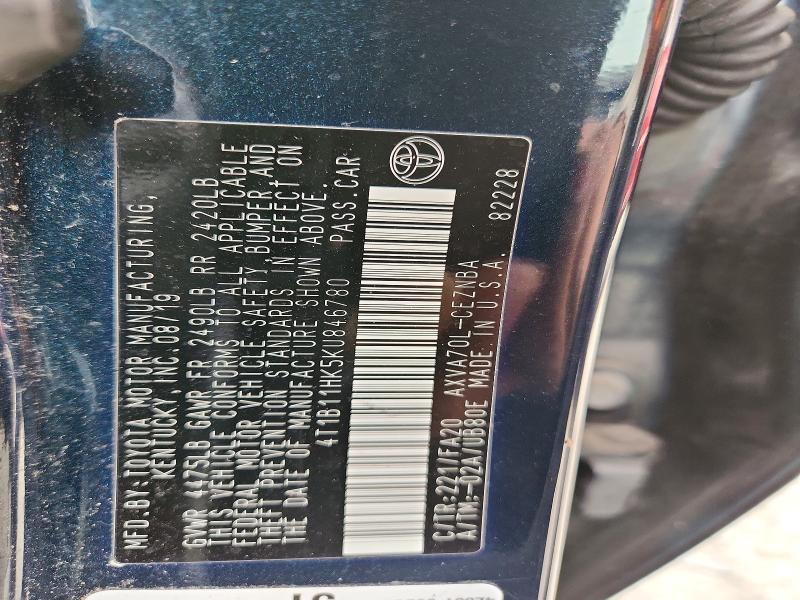 Aukcja sprzedaży 2019 Toyota Camry, vin: 4T1B11HK5KU846780, numer aukcji: 54218736