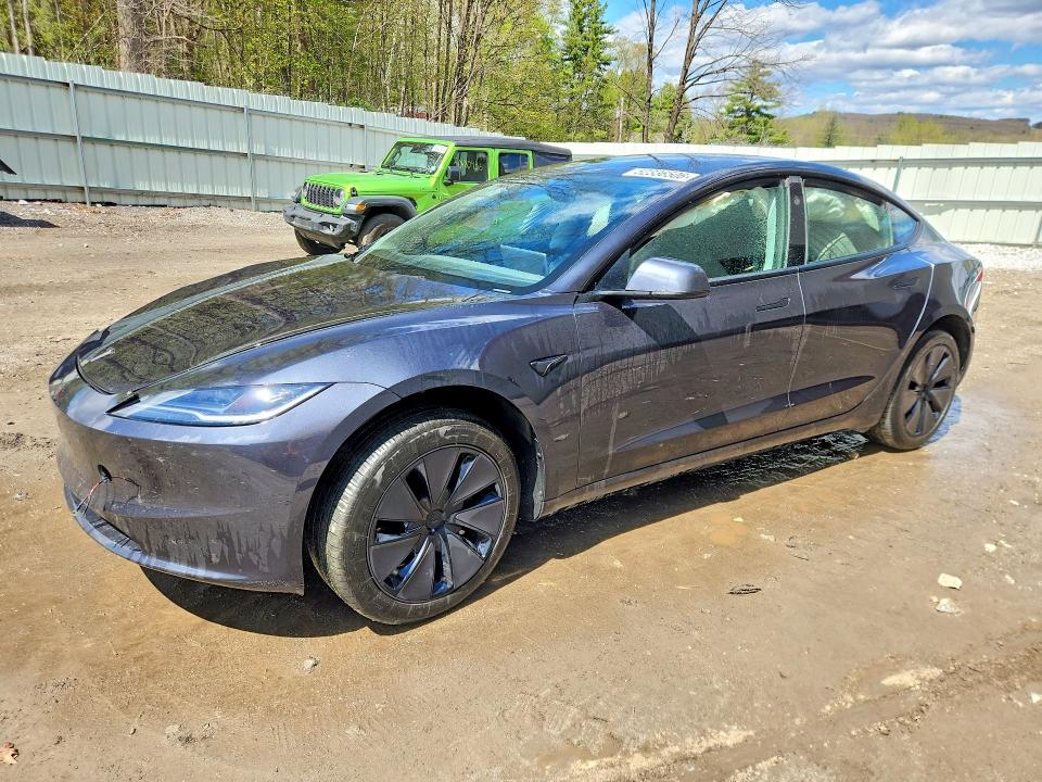 Auction sale of the 2025 Tesla Model 3, vin: 5YJ3E1EB1SF060467, lot number: 52336506