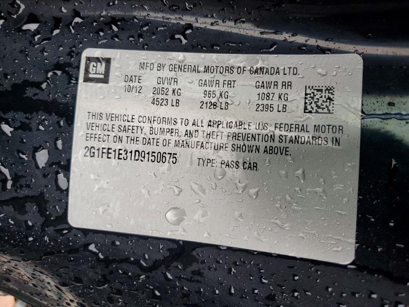 Продажа на аукционе авто 2013 Chevrolet Camaro, vin: 2G1FE1E31D9150675, номер лота: 53506916