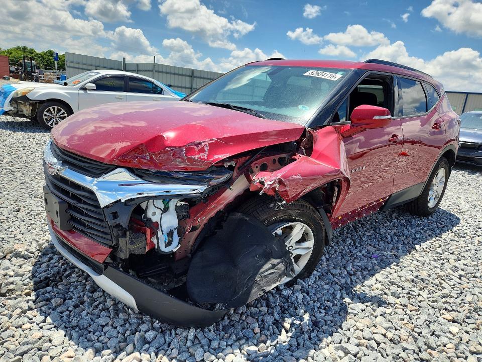 2020 Chevrolet Blazer მანქანა იყიდება აუქციონზე, vin: 3GNKBCRS1LS538848, აუქციონის ნომერი: 52934116