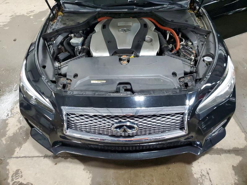 2015 Infiniti Q50 Hybrid მანქანა იყიდება აუქციონზე, vin: JN1AV7AR0FM850727, აუქციონის ნომერი: 54230846