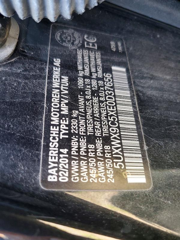 Продажа на аукционе авто 2014 Bmw X3, vin: 5UXWX9C5XE0D37656, номер лота: 55049506