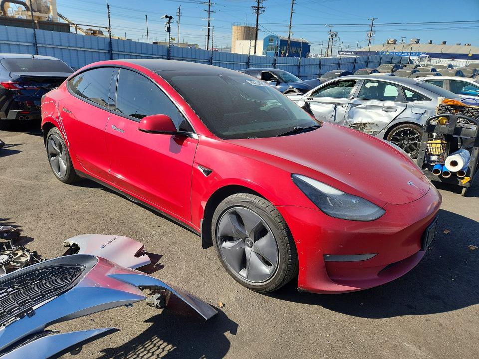 Продажа на аукционе авто 2021 Tesla Model 3, vin: 5YJ3E1EB7MF875470, номер лота: 54257036