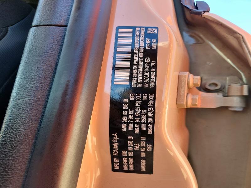 2016 Jeep Renegade მანქანა იყიდება აუქციონზე, vin: ZACCJBCTXGPE14273, აუქციონის ნომერი: 54068286