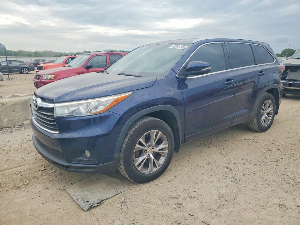2015 Toyota Highlander მანქანა იყიდება აუქციონზე, vin: 5TDJKRFH7FS106595, აუქციონის ნომერი: 52739196