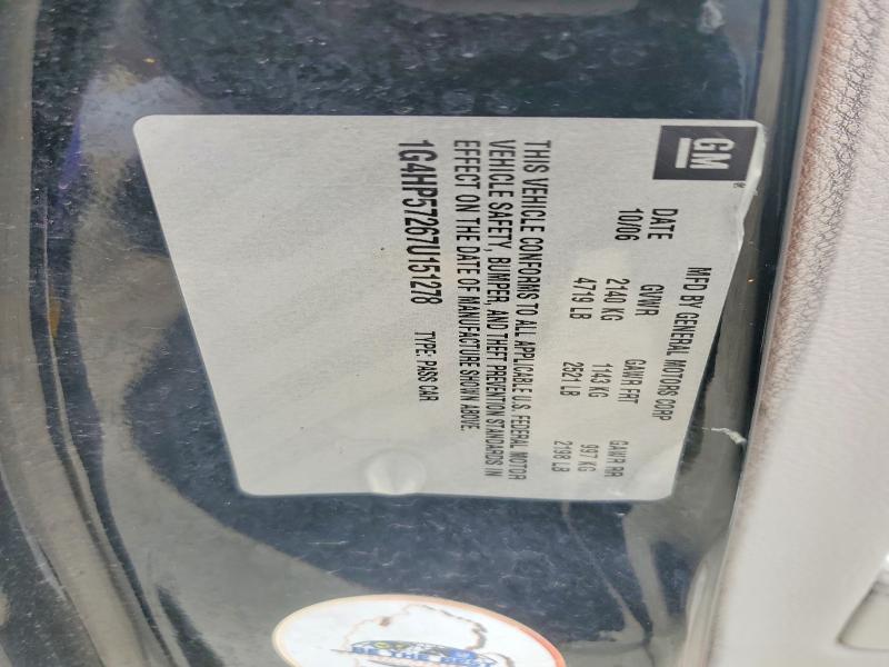 Продаж на аукціоні авто 2007 Buick Lucerne, vin: 1G4HP57267U151278, номер лоту: 52225126