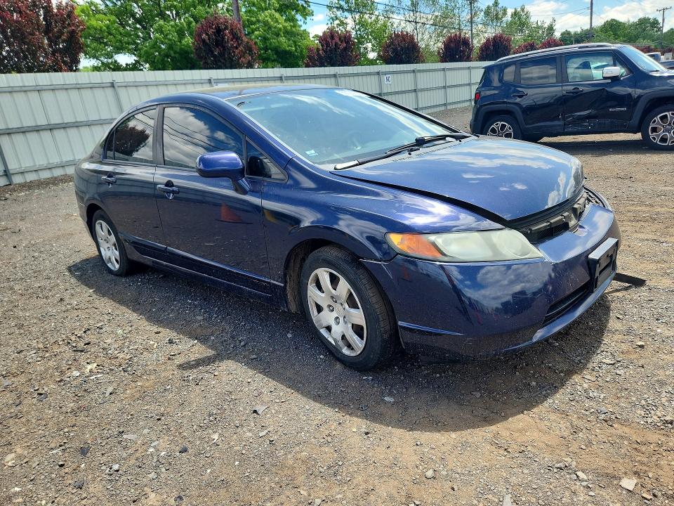 2008 Honda Civic მანქანა იყიდება აუქციონზე, vin: 1HGFA165X8L091452, აუქციონის ნომერი: 55122646