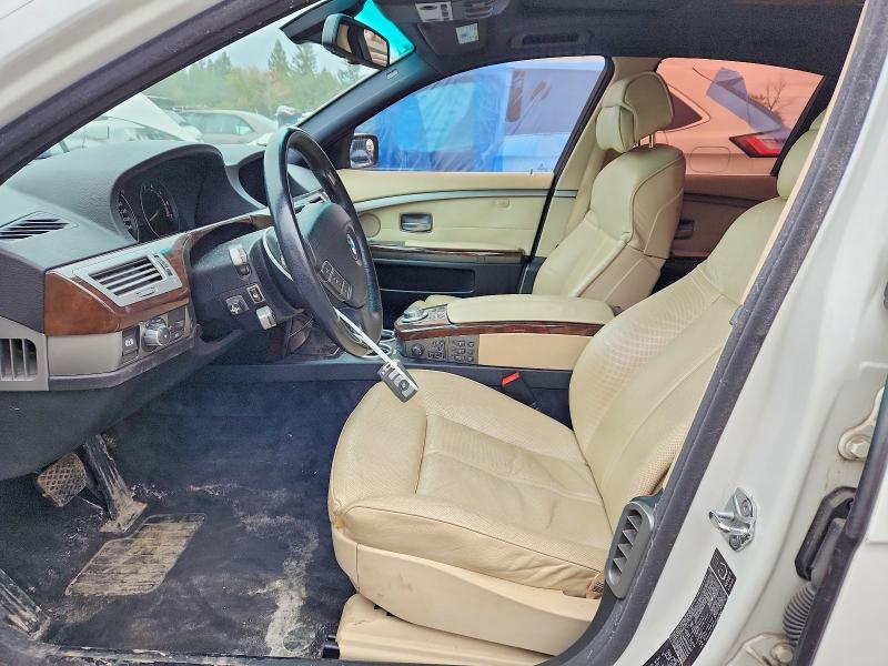 2008 Bmw 750 მანქანა იყიდება აუქციონზე, vin: WBAHL83518DT11745, აუქციონის ნომერი: 49752596