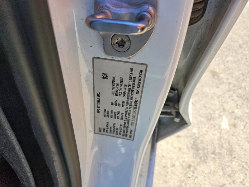 Продаж на аукціоні авто 2022 Tesla Model 3, vin: 5YJ3E1EA7NF370411, номер лоту: 52727946