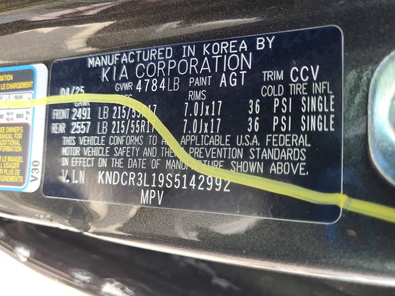Продаж на аукціоні авто 2025 Kia Niro, vin: KNDCR3L19S5142992, номер лоту: 55453956