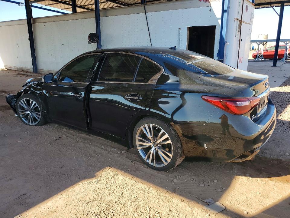 52948216 :رقم المزاد ، JN1EV7AP0JM356702 vin ، 2018 Infiniti Q50 مزاد بيع