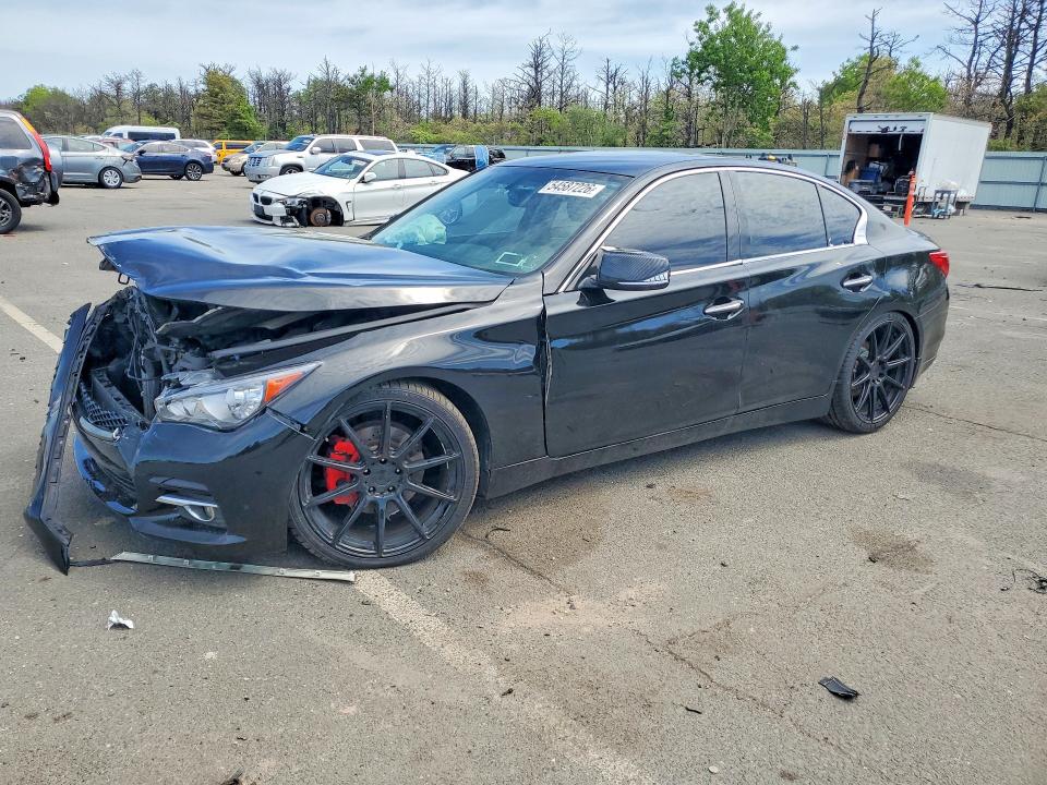 2014 Infiniti Q50 მანქანა იყიდება აუქციონზე, vin: JN1BV7AR1EM701360, აუქციონის ნომერი: 54587226
