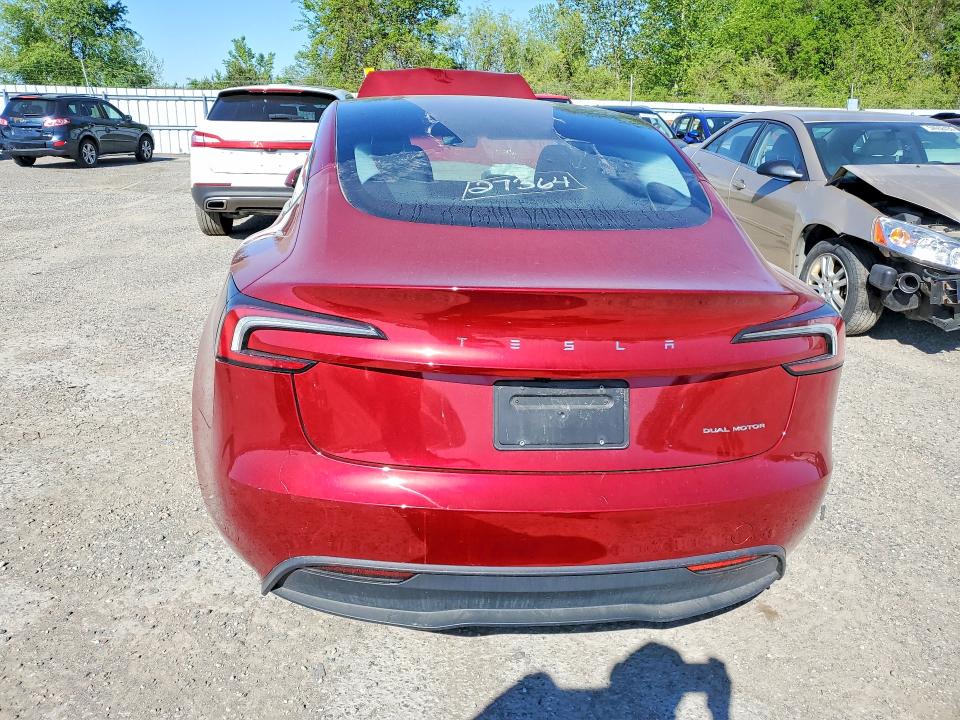 Продажа на аукционе авто 2025 Tesla Model 3, vin: 5YJ3E1EB7SF952531, номер лота: 53729676