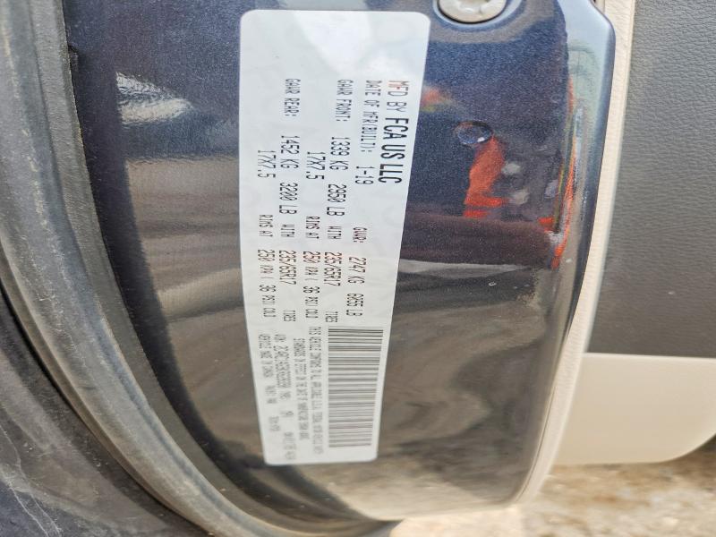 2019 Chrysler Pacifica მანქანა იყიდება აუქციონზე, vin: 2C4RC1AG9KR628390, აუქციონის ნომერი: 55191686