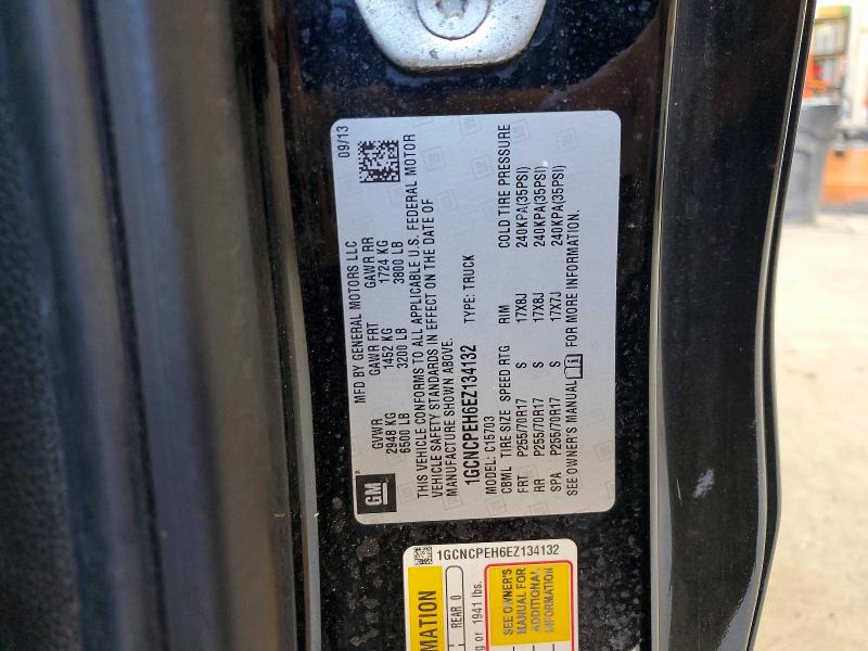 55373556 :رقم المزاد ، 1GCNCPEH6EZ134132 vin ، 2014 Chevrolet Silverado مزاد بيع