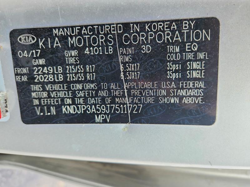Aukcja sprzedaży 2018 Kia Soul, vin: KNDJP3A59J7511727, numer aukcji: 53560986