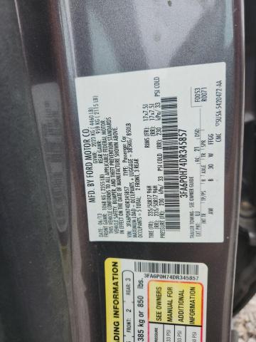 Продажа на аукционе авто 2013 Ford Fusion, vin: 3FA6P0H74DR345857, номер лота: 54229136