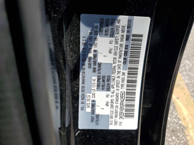 Aukcja sprzedaży 2024 Mazda 3, vin: 3MZBPABM2RM426550, numer aukcji: 53894396