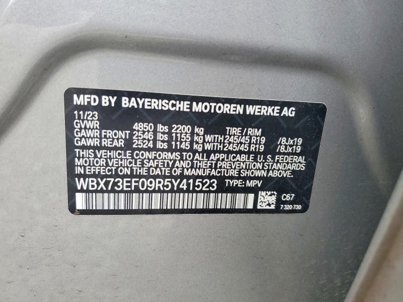 Продаж на аукціоні авто 2024 Bmw X1, vin: WBX73EF09R5Y41523, номер лоту: 53695106