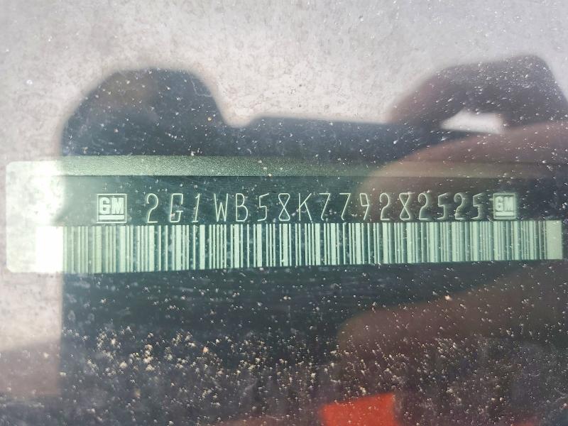 53928686 :رقم المزاد ، 2G1WB58K779282525 vin ، 2007 Chevrolet Impala مزاد بيع