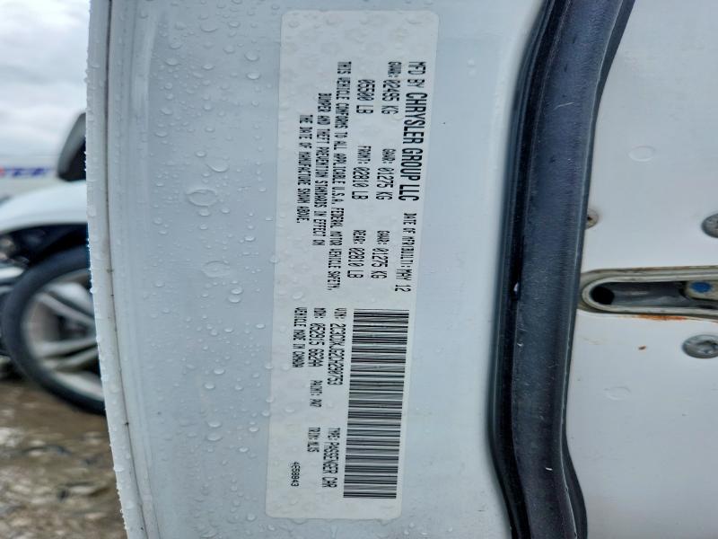 53764426 :رقم المزاد ، 2C3CDXJG2CH290753 vin ، 2012 Dodge Charger مزاد بيع