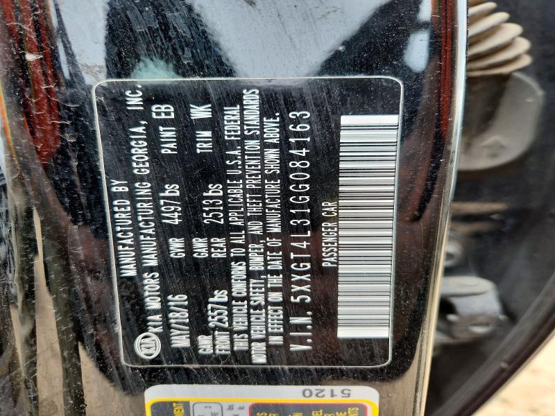 Продажа на аукционе авто 2016 Kia Optima, vin: 5XXGT4L31GG084163, номер лота: 52904676
