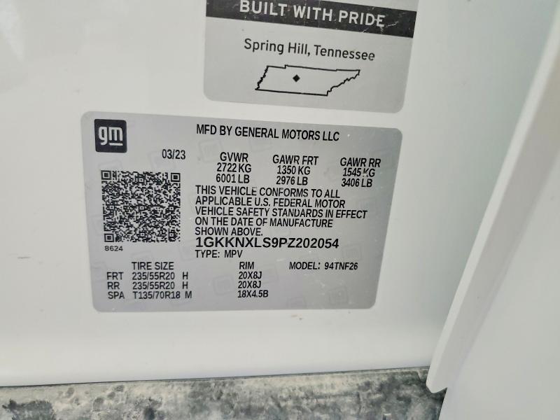 Продажа на аукционе авто 2023 Gmc Acadia, vin: 1GKKNXLS9PZ202054, номер лота: 52253656
