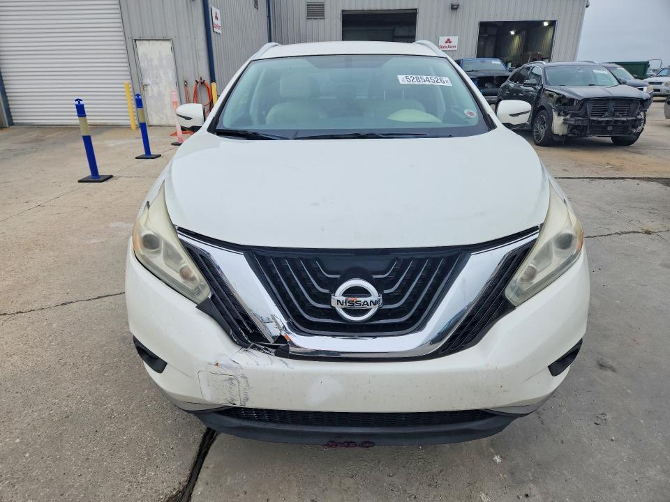 2016 Nissan Murano მანქანა იყიდება აუქციონზე, vin: 5N1AZ2MG3GN126276, აუქციონის ნომერი: 52854526