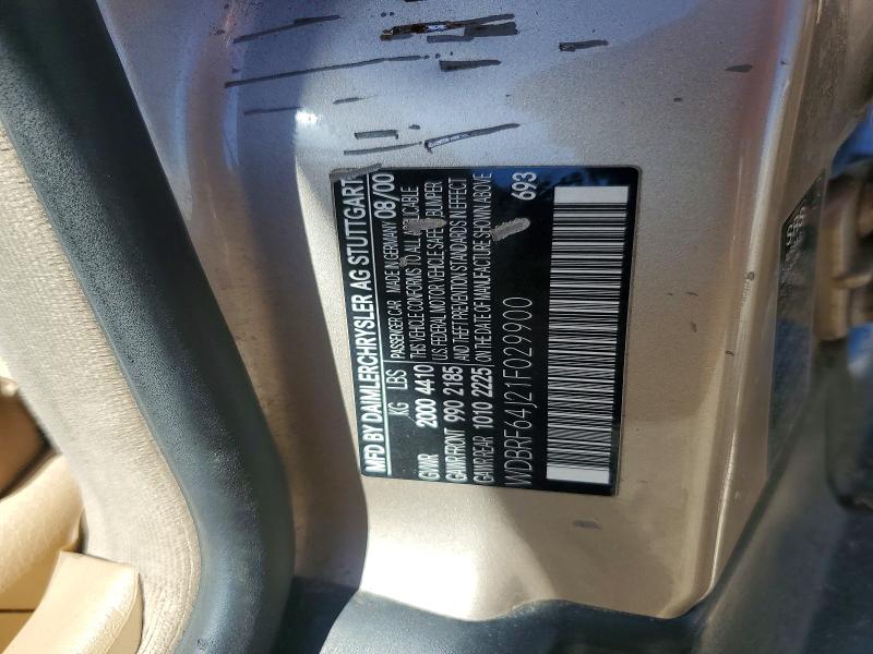 Продажа на аукционе авто 2001 Mercedes-benz C, vin: WDBRF64J21F029900, номер лота: 53046736