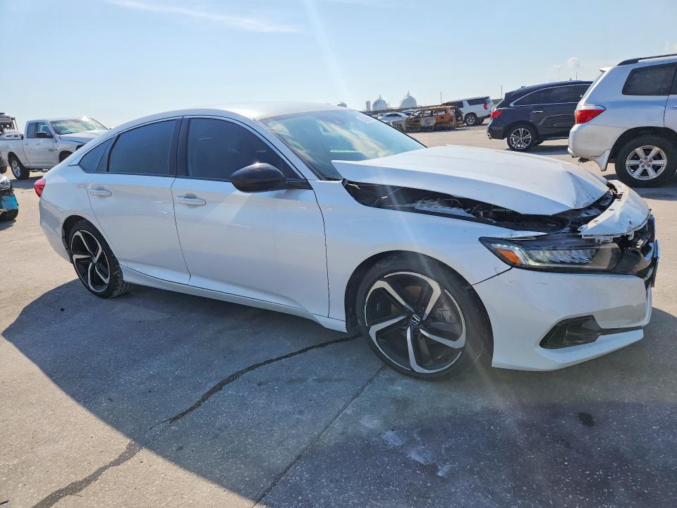 53890866 :رقم المزاد ، 1HGCV1F41MA121796 vin ، 2021 Honda Accord مزاد بيع