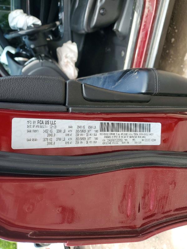 54442296 :رقم المزاد ، 1C4RJFBG7LC237931 vin ، 2020 Jeep Grand Cherokee مزاد بيع