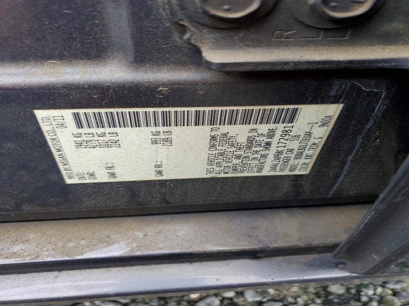 Aukcja sprzedaży 2011 Nissan Altima, vin: 1N4AL2AP6BC172981, numer aukcji: 54768596
