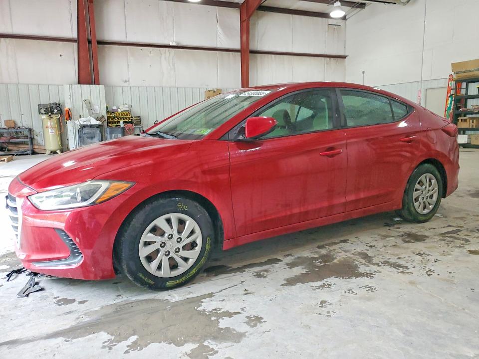 54388826 :رقم المزاد ، KMHD74LF5HU367643 vin ، 2017 Hyundai Elantra مزاد بيع