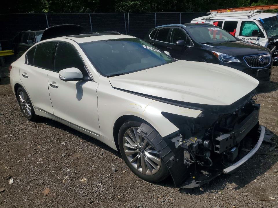 2021 Infiniti Q50 მანქანა იყიდება აუქციონზე, vin: JN1EV7BR4MM754127, აუქციონის ნომერი: 53218696