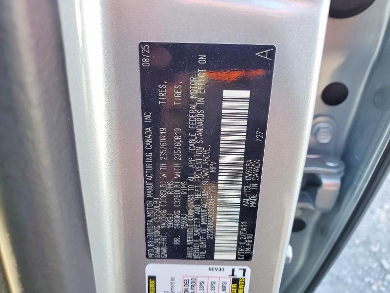 54437266 :رقم المزاد ، 2T2BBMCA2SC098175 vin ، 2025 Lexus Rx 350h مزاد بيع