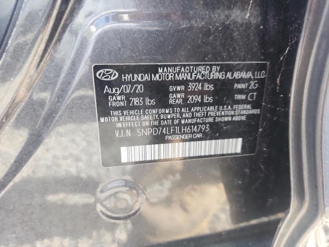 Продажа на аукционе авто 2020 Hyundai Elantra, vin: 5NPD74LF1LH614793, номер лота: 52772366