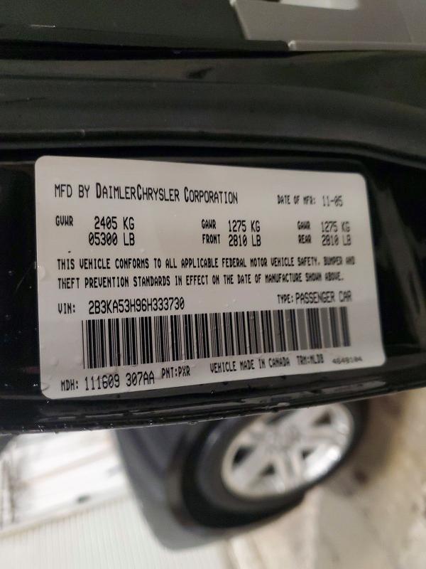 2006 Dodge Charger მანქანა იყიდება აუქციონზე, vin: 2B3KA53H96H333730, აუქციონის ნომერი: 54641916