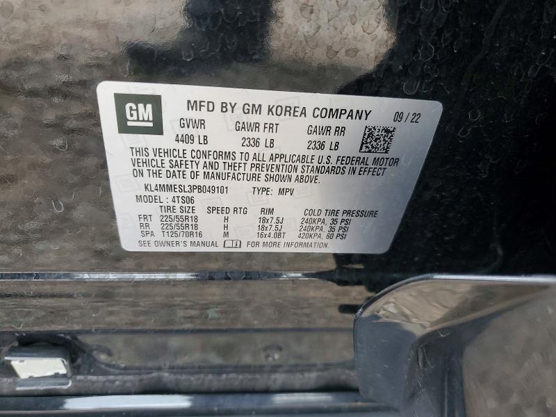 Aukcja sprzedaży 2023 Buick Encore, vin: KL4MMESL3PB049101, numer aukcji: 55348556