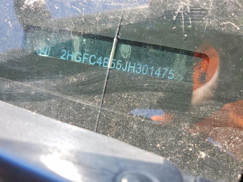 53033256 :رقم المزاد ، 2HGFC4B55JH301475 vin ، 2018 Honda Civic مزاد بيع