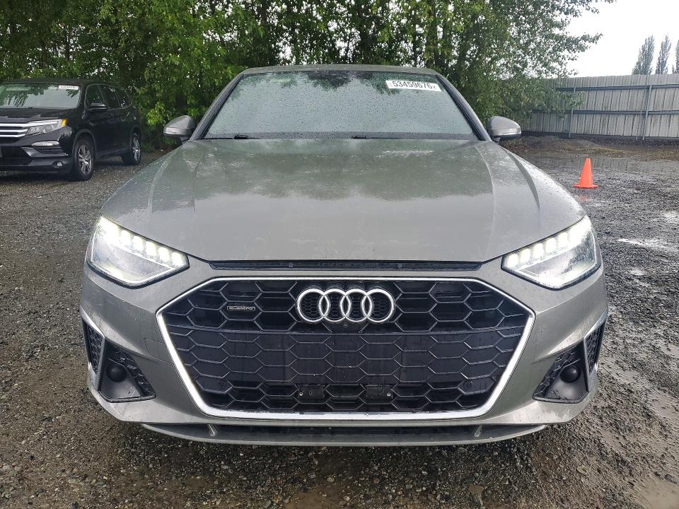 2024 Audi A4 მანქანა იყიდება აუქციონზე, vin: WAUEAAF43RN010750, აუქციონის ნომერი: 53459676
