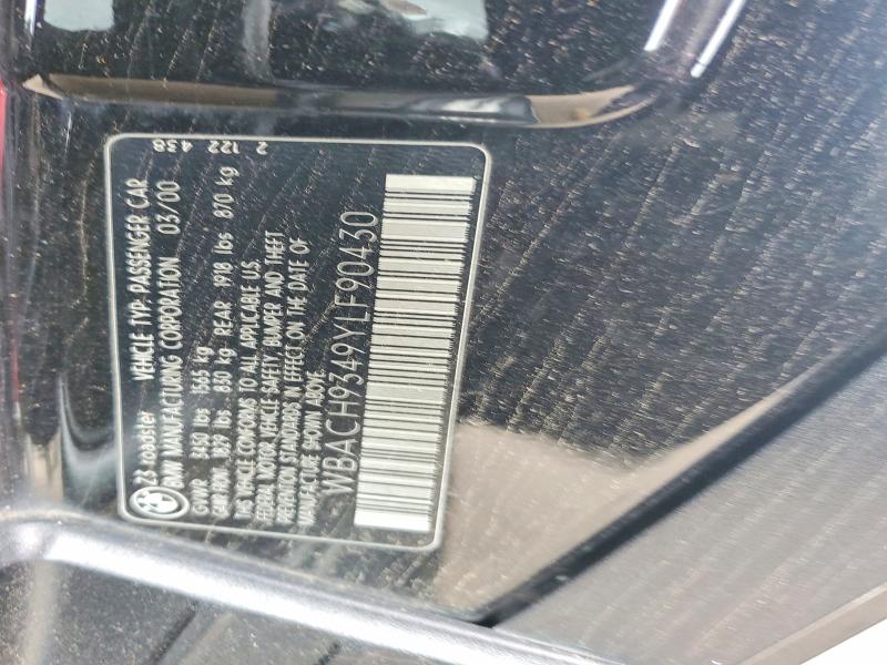 Продажа на аукционе авто 2000 Bmw Z3, vin: WBACH9349YLF90430, номер лота: 54184056