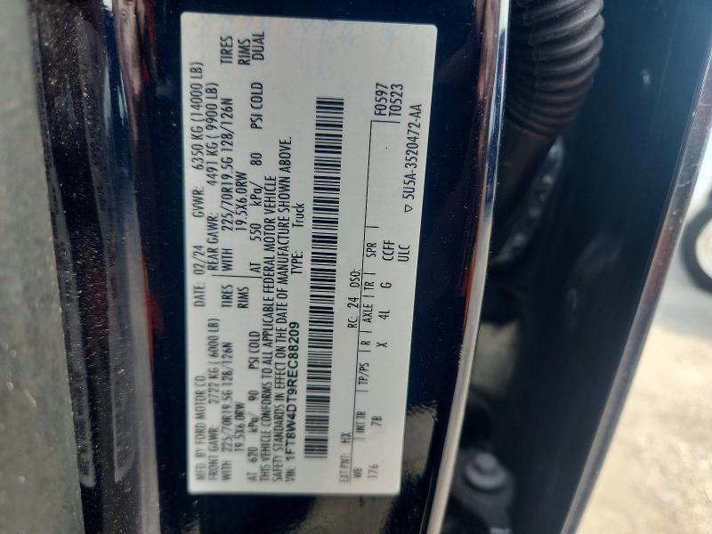 2024 Ford F450 მანქანა იყიდება აუქციონზე, vin: 1FT8W4DT9REC88209, აუქციონის ნომერი: 53035876